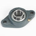 Clesco 1 3/16 In Bore-Set Screw Type Mounted Ball Bearing-Flange, F2Cm-Bs-118 F2CM-BS-118